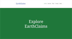 Desktop Screenshot of earthclaims.com